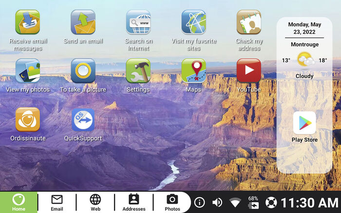 &bdquo;Ordissimo&ldquo; Pix-Star Touch Tablet 