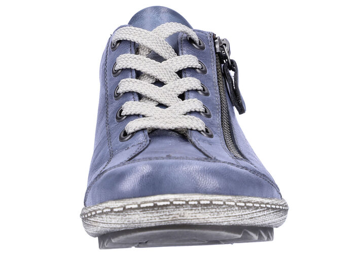 Remonte, bequeme Damen-Sneaker, Weite G, mit herausnehmbarem Fussbett BLAU