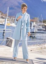 Kurzmantel mit Reverskragen HELLBLAU