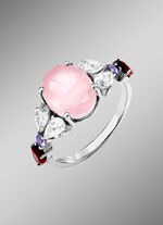 Zauberhafter Damenring mit echten Edelsteinen 