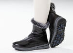 Caprice, gefütterte Damen-Stiefeletten, Winterschuhe, Weite H, mit herausnehmbarem Fussbett SCHWARZ