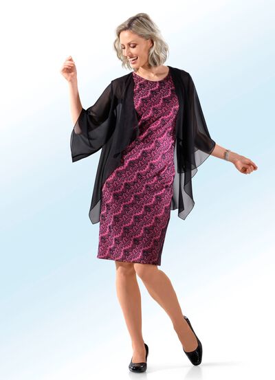 Kleid 2-tlg. mit Chasuble 