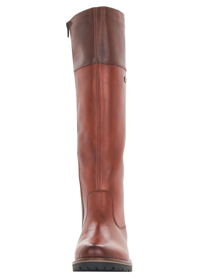 Remonte, gef&uuml;tterte Damen-Stiefel, Winterschuhe, Weite G, mit Reissverschluss MARONE-MOKKA