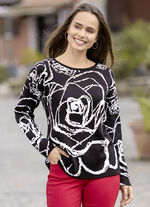 Pullover in Jacquard-Dessin 
