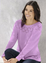 Pullover mit nachhaltig recycelter Baumwolle ROSENHOLZ