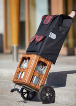 Profi-Einkaufsroller mit extragrossen R&auml;dern 