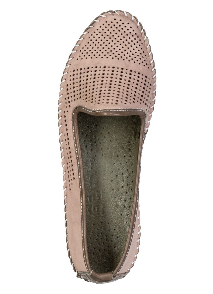 Gemini, sommerliche Damen-Slipper, Weite G, mit herausnehmbarem Fussbett 