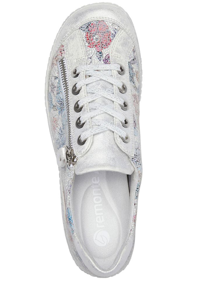 Remonte, elegante Damen-Sneaker, Weite G, mit Reissverschluss SILBER-BUNT