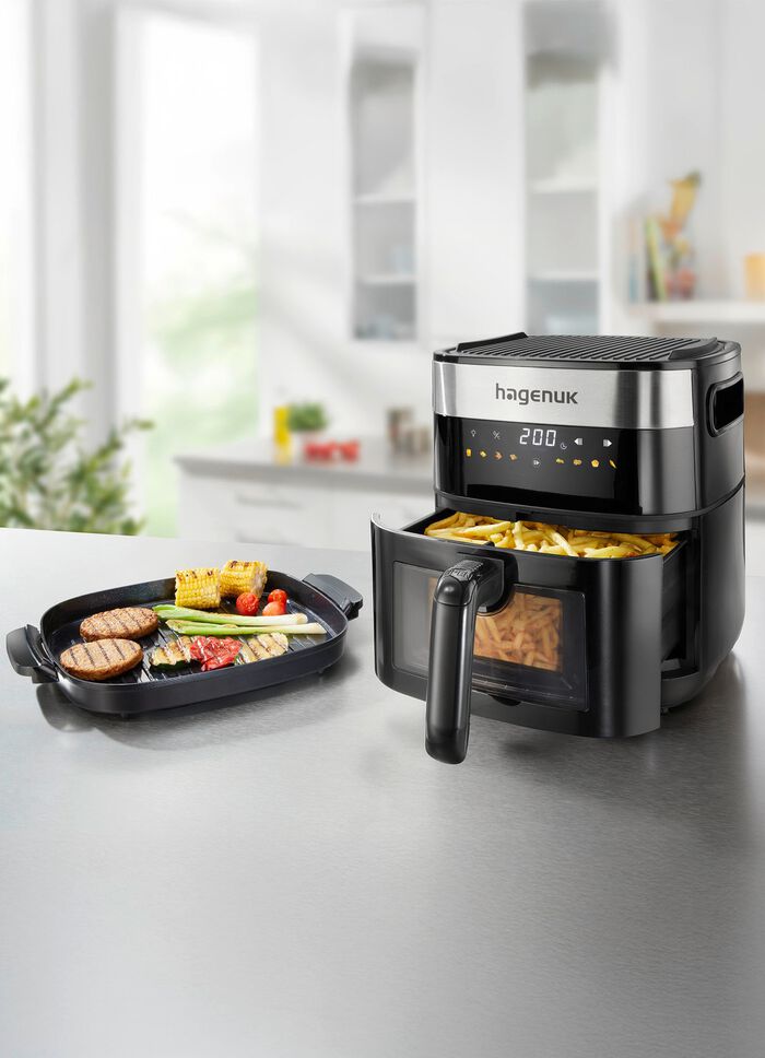 Heissluft-Fritteuse 2-in-1 