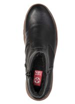 Rieker, gef&uuml;tterte Damen-Stiefeletten, Winterschuhe, mit Reissverschluss SCHWARZ