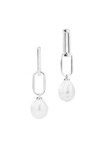 Ohrringe aus Silber mit SW-Zuchtperle 