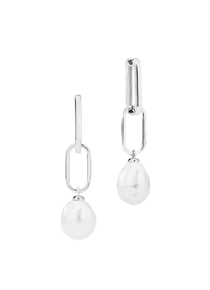 Ohrringe aus Silber mit SW-Zuchtperle 