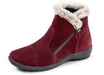 ELENA EDEN, gefütterte Damen-Boots, Winterschuhe, Weite G, mit herausnehmbarem Fussbett BORDEAUX
