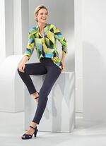 Shirt-Tunika mit dekorativer Faltenlegung 