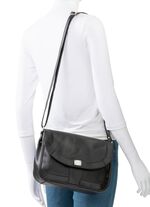 Laurina, Tasche, Damen, mit verstellbarem Umh&auml;ngeriemen SCHWARZ