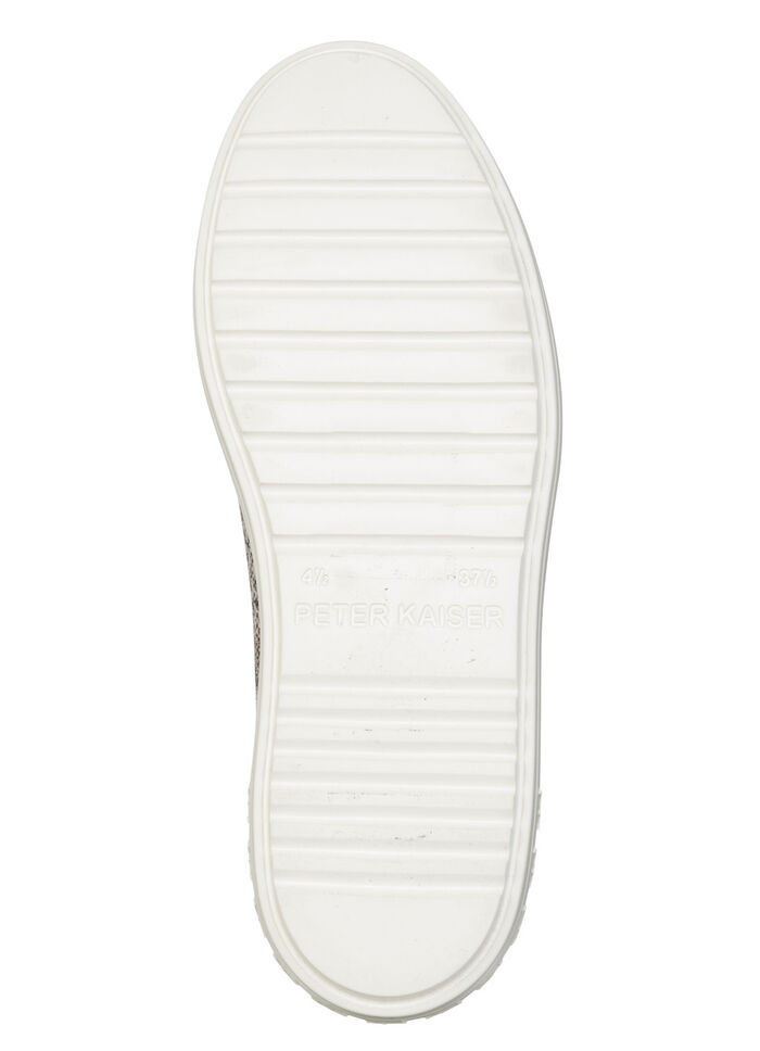 Peter Kaiser, modische Damen-Sneaker, mit herausnehmbarem Fussbett TAUPE-MOKKA