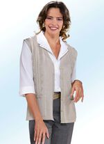 Gilet mit Zopfdessin 