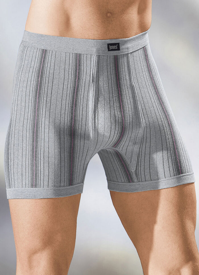 Viererpack Unterhosen aus Feinripp mit Eingriff 