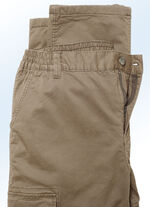 Thermohose mit Cargotaschen in 4 Farben MITTELBRAUN