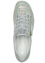 Remonte Sneaker mit bedruckten Besätzen MINT-SILBERGRAU