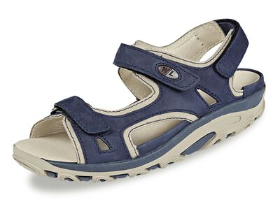 Waldl&auml;ufer, sportliche Damen-Sandalen, Weite H, mit herausnehmbarem Fussbett 