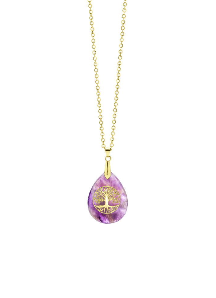 Anhänger mit echt Amethyst 