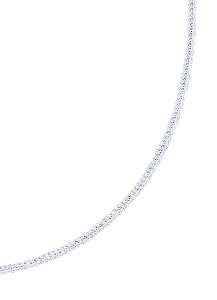 Vierkant-Fuchsschwanzkette aus Silber 