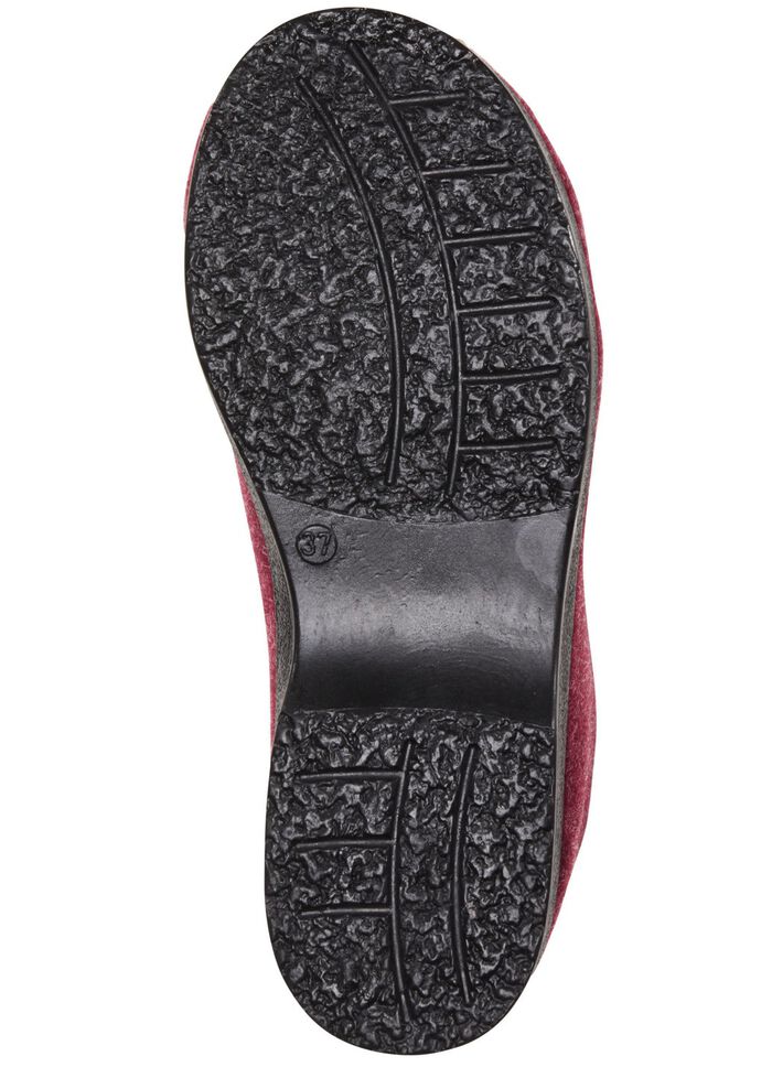 Warme Damen-Hausschuhe, Weite H, mit Reissverschluss 