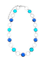 Schmuckset, 3-teilig, mit Kristallsteinen 