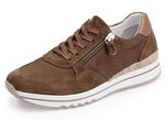 ELENA EDEN Sneaker mit Schnürung und Seitenreissverschluss COGNAC