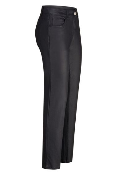 Beschichtete Hose in 5-Pocket-Form 