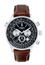 Klassischer Chronograph mit Edelstahlgeh&auml;use 