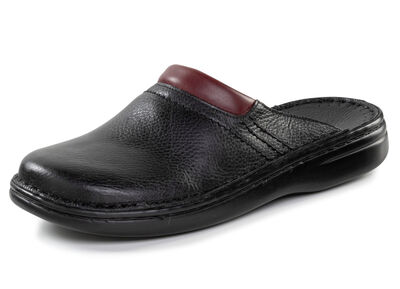 GINO GALANTE, bequeme Herren-Pantoletten, Weite H, aus Leder  GINO GALANTE, bequeme Herren-Pantoletten, Weite H, aus Leder