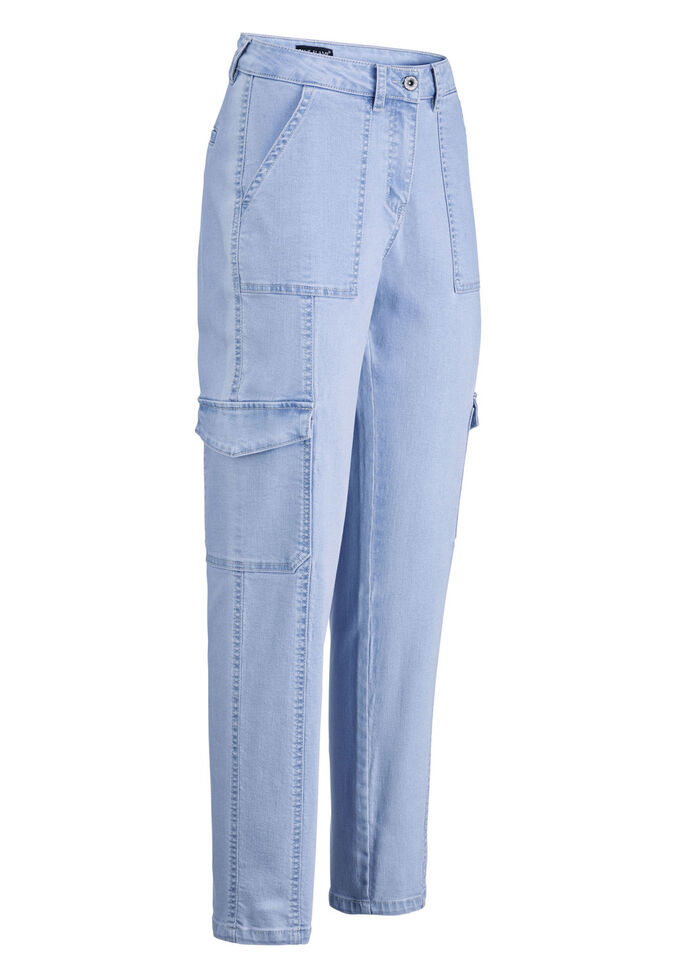 Knöchellange Cargojeans HELLBLAU