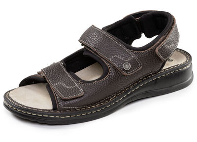 Mubb, klassische Herren-Sandalen, Weite H, mit herausnehmbarem Fussbett 