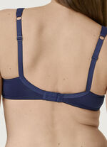  Naturana BH mit Satinblende am Décolleté MARINE