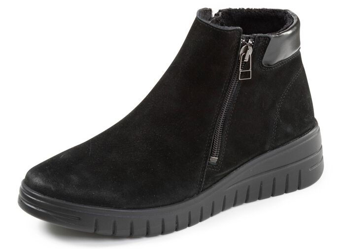 ELENA EDEN, gef&uuml;tterte Damen-Stiefeletten, Winterschuhe, Weite H, mit herausnehmbarem Fu&szlig;bett 