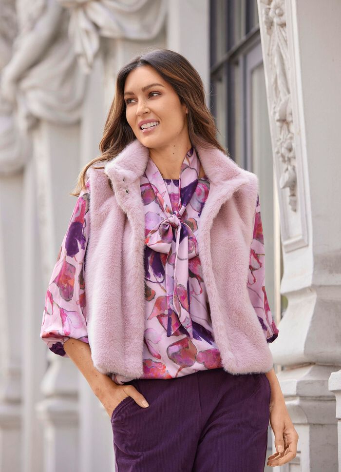 Weste mit Stehkragen 