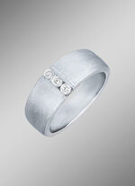 Stilvoller Damenring aus Platin mit Brillanten 