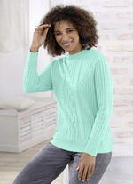 Pullover mit Schurwolle MINT