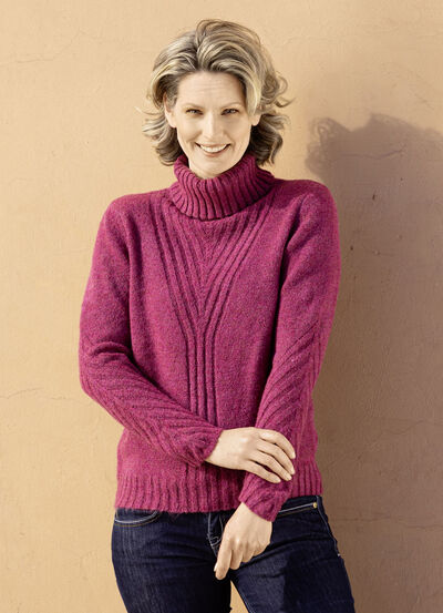 Pullover in sehr kuschliger Flauschqualität 