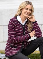 Strickjacke in Jacquard-Dessin 