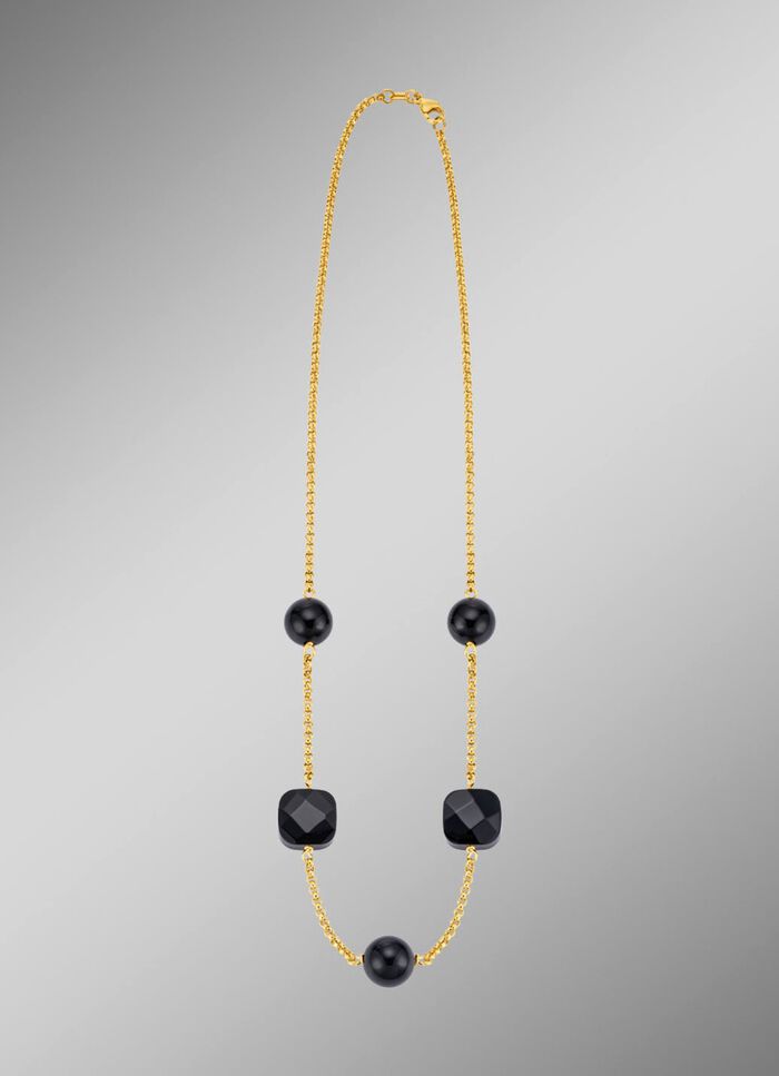 Halskette mit echtem Achat 