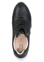 ELENA EDEN, bequeme Damen-Sneaker, Weite H, mit herausnehmbarem Fussbett SCHWARZ