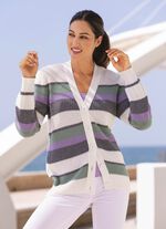 Strickjacke in Perlfang 