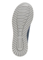 Waldläufer Schnürschuh aus teilweise geprägtem Nubukleder JEANS