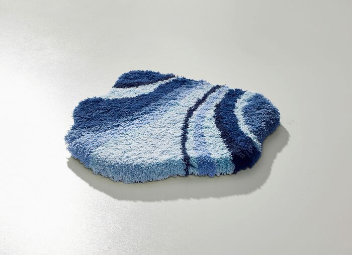 Tolle Badgarnitur in barfussweicher Qualit&auml;t BLAU