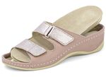 Mubb Pantolette mit Leder-Memory-Fussbett MAUVE-ALTROSÉ