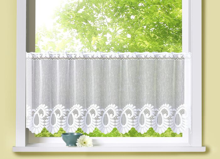 Kurzstore mit Stangendurchzug aus Jacquard 