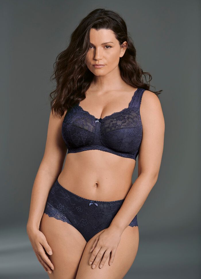 Rosa Faia BH aus h&uuml;bscher Elastikspitze 